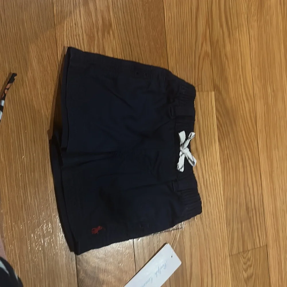 Ralph Lauren Toddlers Boy Cotton Twill Navy Shorts